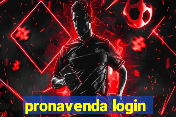 pronavenda login